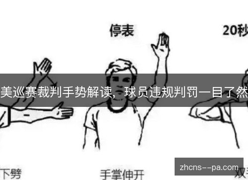 美巡赛裁判手势解读,球员违规判罚一目了然 美巡赛裁判手势解读,球员违规判罚一目了然